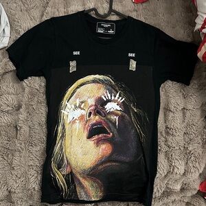 DOMREBEL - Montreal - Black Graphic Tee